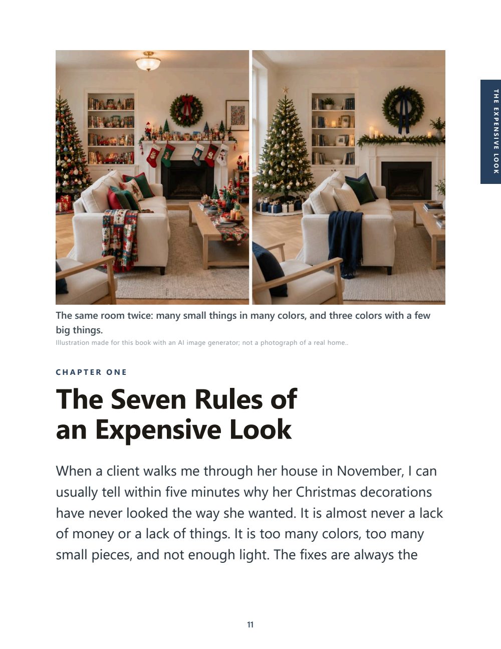 Chapter 1: the same room twice, before and after the seven rules